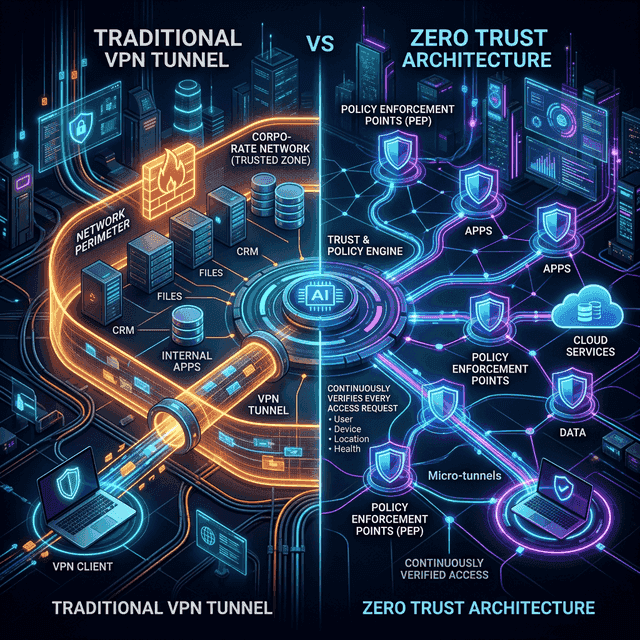 Zero Trust архитектура: сегментация, идентификация и контроль доступа