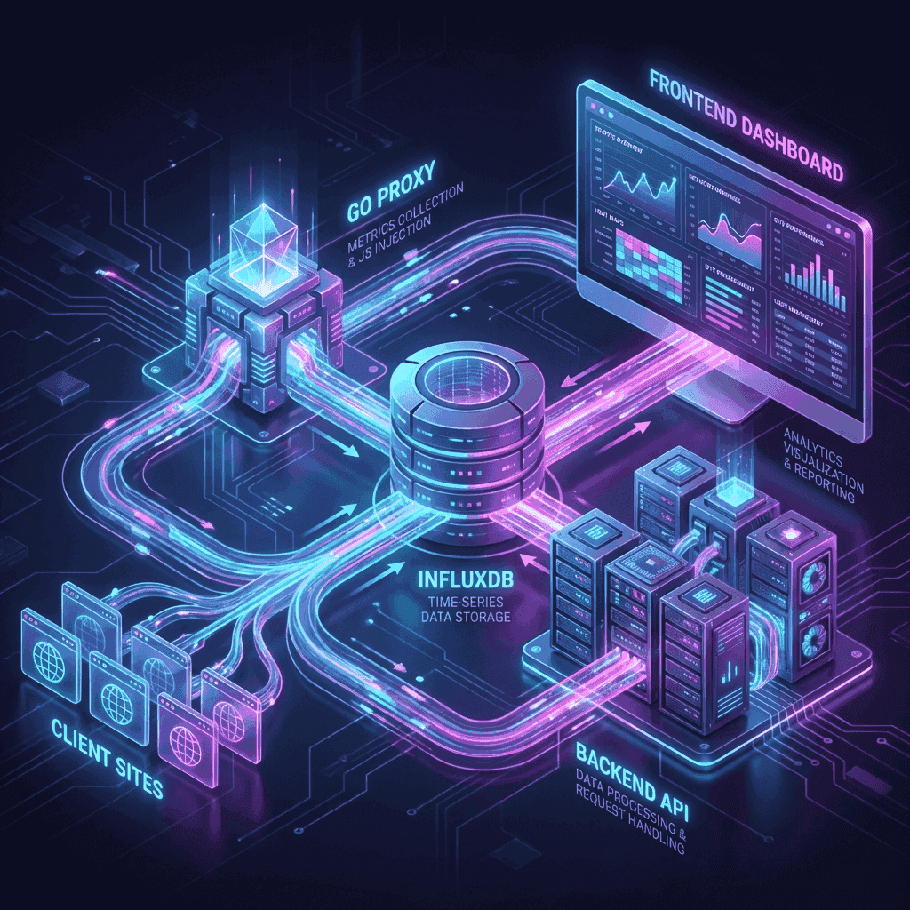 Архитектура SaaS-платформы аналитики: proxy, time-series, дашборды